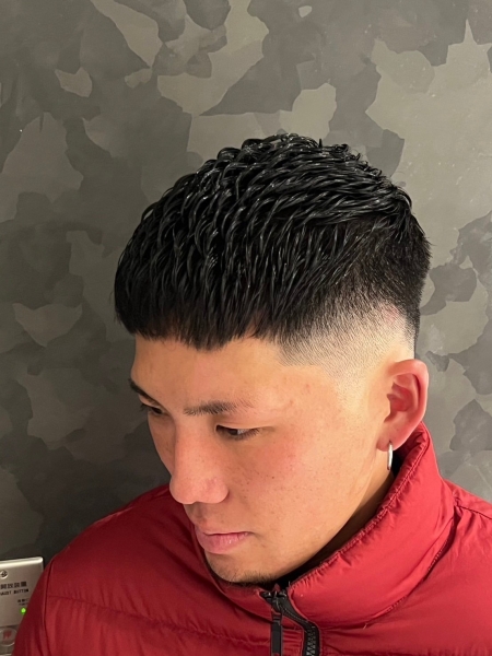 クロップパーマ