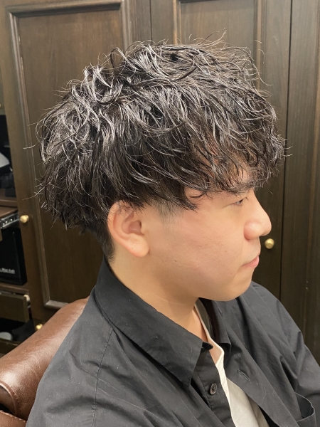 波巻きツイスパ　波巻きパーマ　ツイストスパイラル仙台