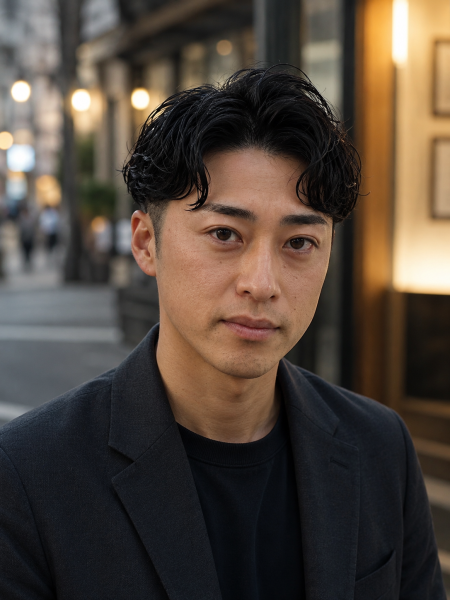 大人の品格を叶えるセンターパート