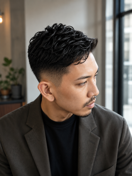 王道フェードで魅せる大人ヘア