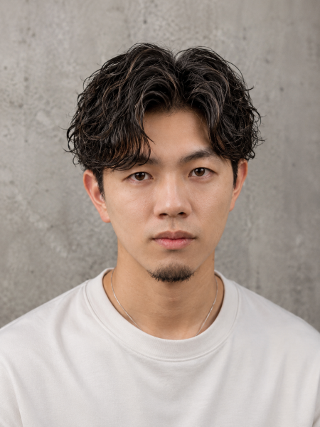 清潔感とこなれ感を両立する大人パーマ