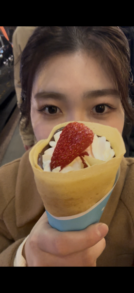 久しぶりにクレープ食べました！☺️🩵