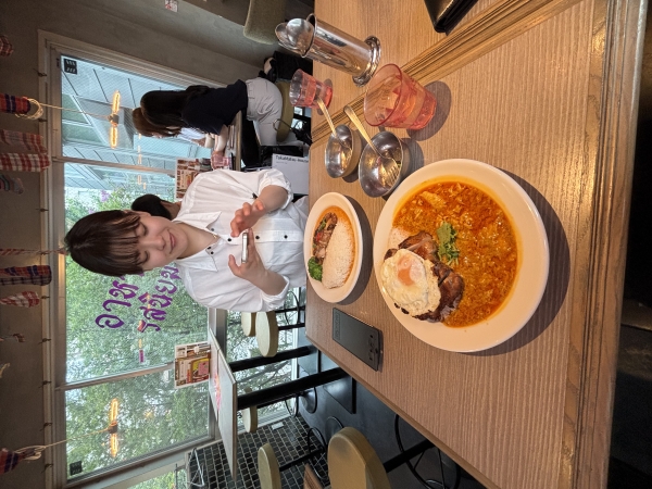 後輩とランチ♪
