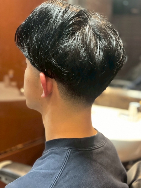 丸みのあるシルエットが魅力のメンズマッシュ