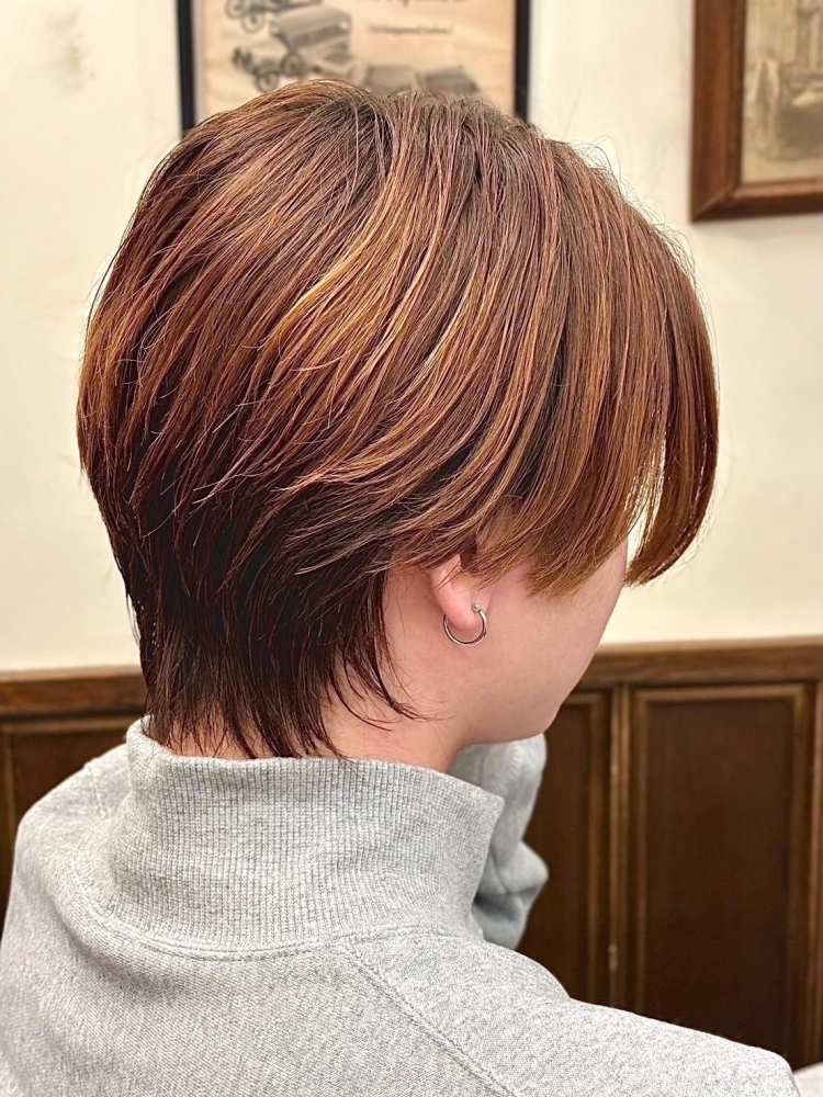 名前のままハンサムそんな髪型