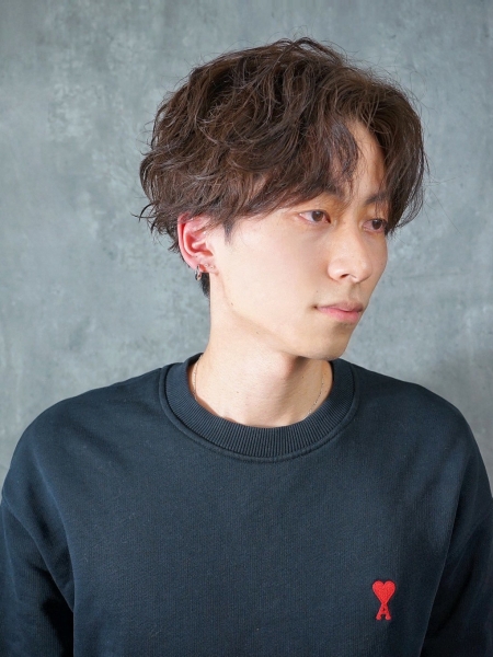 大人の余裕、センターパート