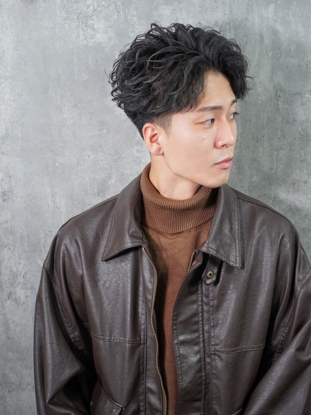 大人男性に似合う1月センターパート