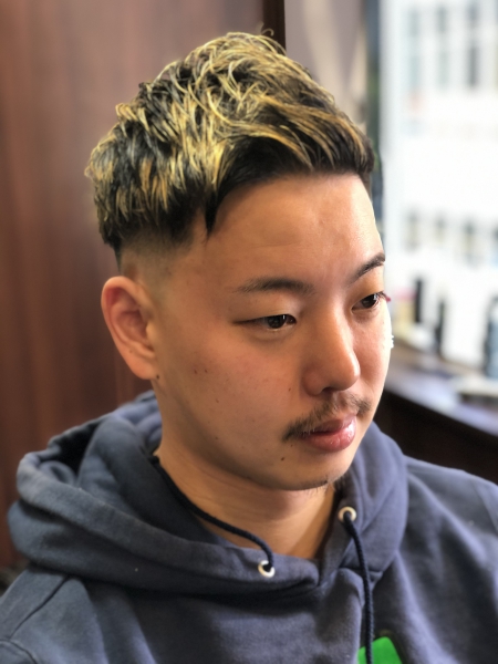 スキンフェード メッシュ ヘアカタログ 高級理容室 床屋 ヒロ銀座ヘアーサロン スキンフェード メッシュ ヘアカタログ 高級理容室 床屋 ヒロ銀座ヘアーサロン
