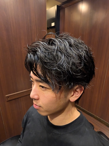 無造作パーマ