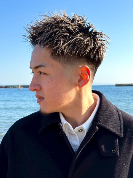 春のストリートヘアはメッシュで遊ぶ