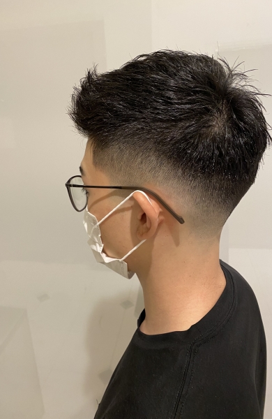 スキンフェード爽やか前上げ
