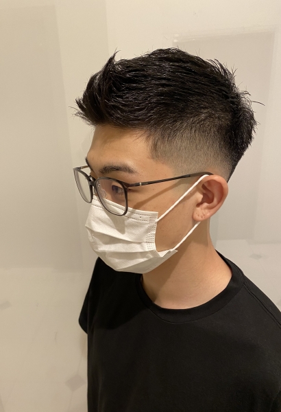 スキンフェード爽やか前上げ