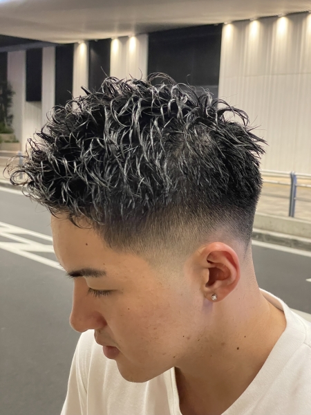 かきあげスパイキーショート×ツイスパ