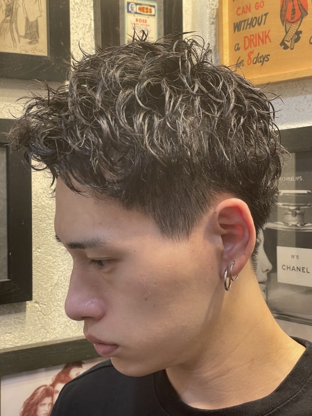 ショートスパイラルパーマ