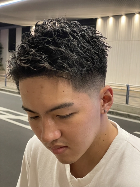 かきあげスパイキーショート×ツイスパ