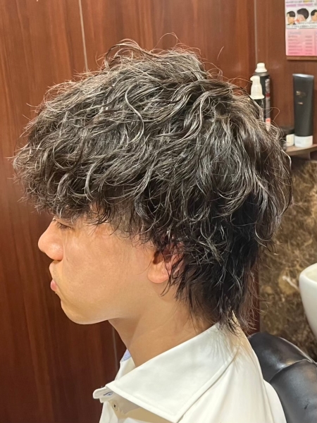 縦落ちスパイラルパーマ
