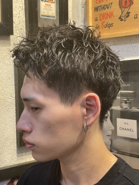 ショートスパイラルパーマ