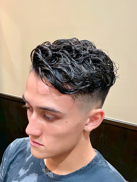 冬でも楽なメンズパーマ