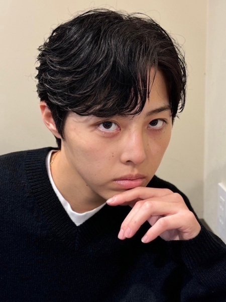 自然な毛流れを活かしたカット