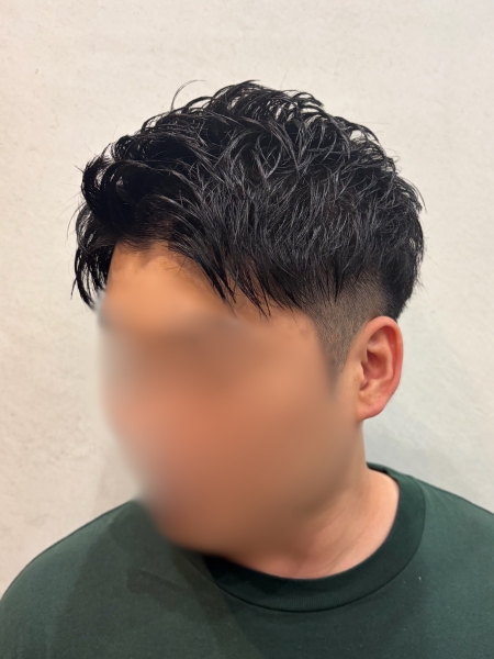 アップバングショート