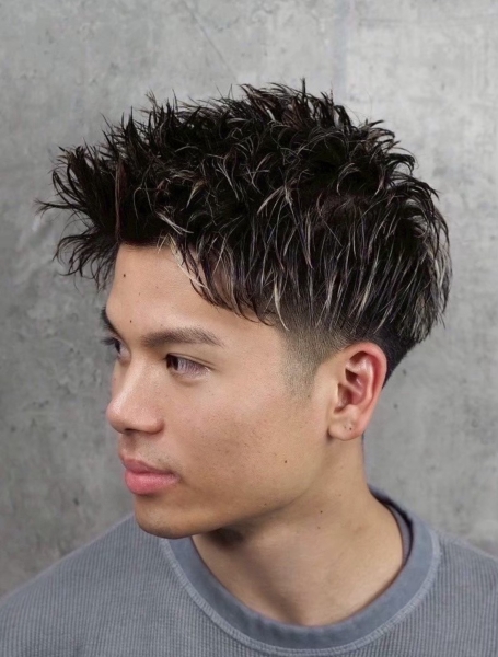 ツーブロックショート