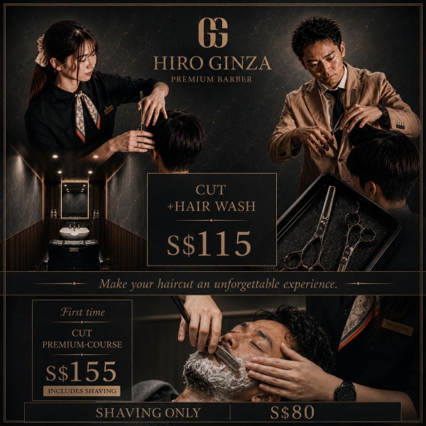 Experience Japanese Barbering in Singapore — Precision, Hospitality & ASMR