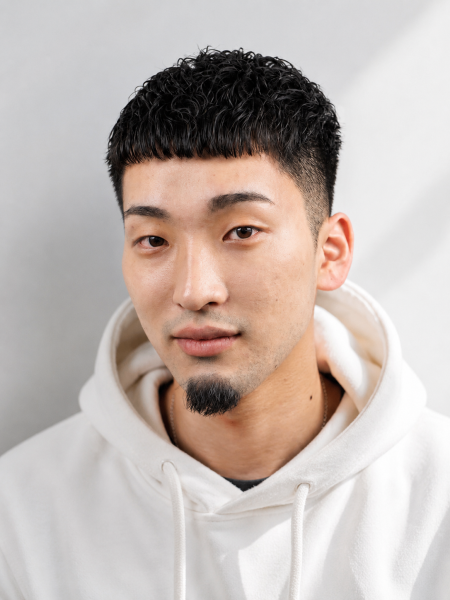 【銀座】短髪パーマで朝セットが楽なメンズスタイル