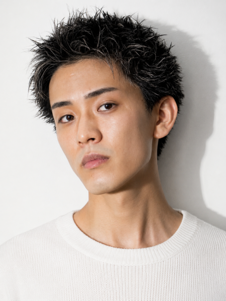 【銀座】アップバングショートで爽やか＆男らしく