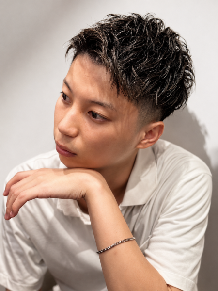 【銀座】短髪ツイストスパイラルで清潔感アップ