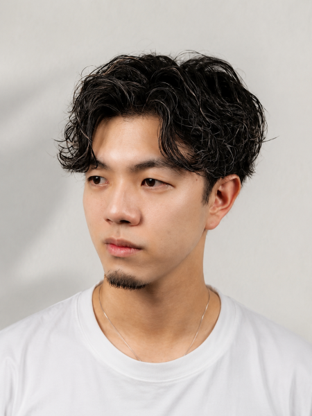 朝が楽なニュアンスパーマ