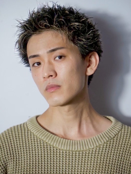 銀座で人気の束感メンズショート