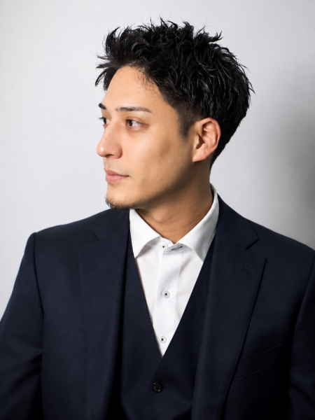 【銀座】ビジネスマンに人気のアップバングショート