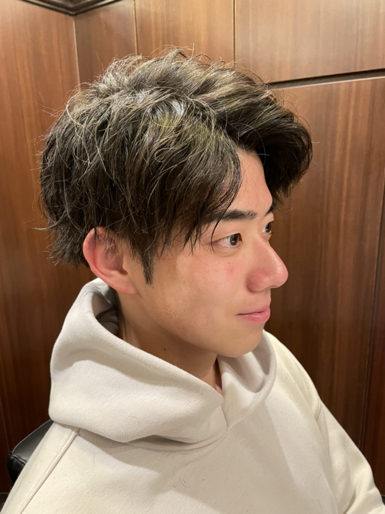 ソフトスパイラルパーマ ヘアカタログ 高級理容室 床屋 ヒロ銀座ヘアーサロン