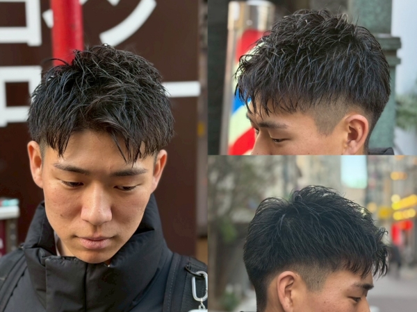 春の第一印象はアップバング！