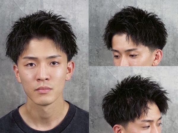 春は清潔感アップのアップバング