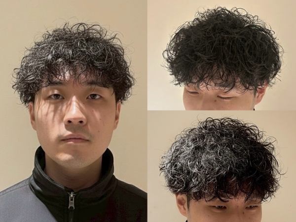 波巻きパーマで春の印象アップ！