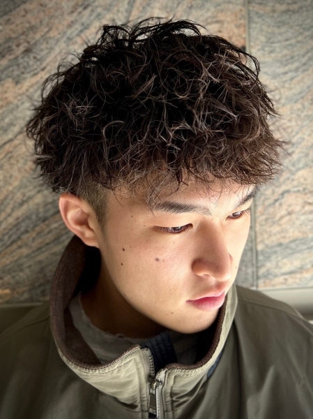 スパイラルパーマ