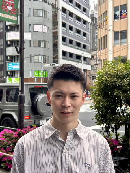 アイロンパーマアップバング