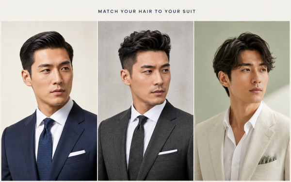 How to Match Your Hairstyle to Your Suit