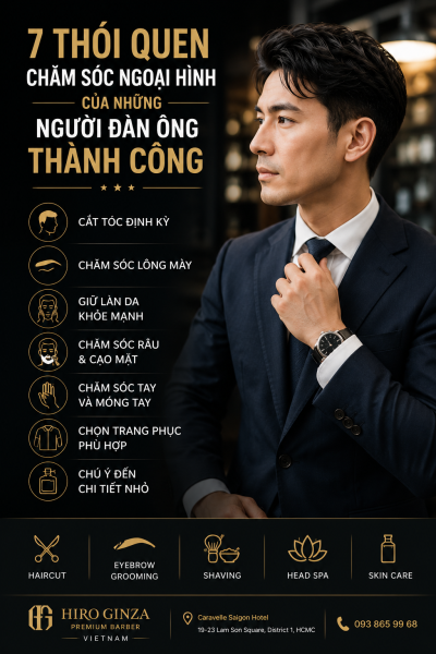 7 Thói Quen Chăm Sóc Ngoại Hình Của Những Người Đàn Ông Thành Công