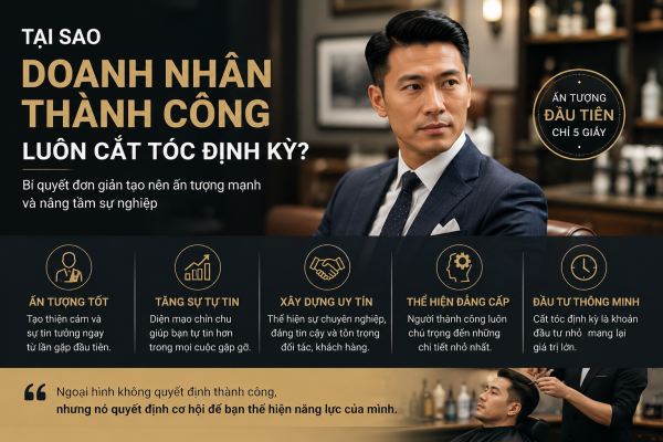 Tại Sao Doanh Nhân Thành Công Luôn Cắt Tóc Định Kỳ?
