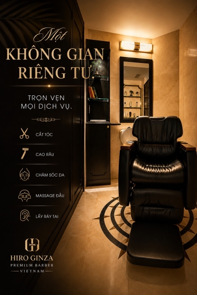 Barber Phòng Riêng Tại Quận 1 – Trải Nghiệm Cắt Tóc Nam Kiểu Nhật